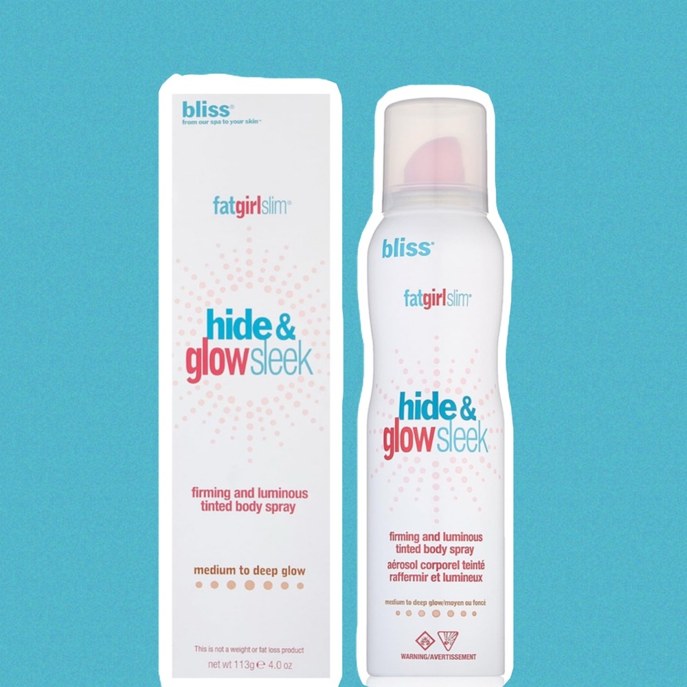 NIB - bliss Fabgirlslim Hide and Go Sleek Tinted Body Spray 4oz